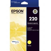 EPSON 220 STD CAP DURABRITE ULTRA YELLOW INK WF-26...