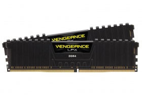 16GB Corsair DDR4, 2666MHz 2 x 288 DIMM, Unbuffered, 16-18-18-35, Vengeance LPX Black Heat spreader, 1.2V, XMP 2.0, Supports 6th IntelA® CoreT i5/i7