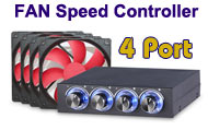 STW 3.5" Floppy Drive Bay Fan Speed Controlle... STW 3.5" Floppy Drive Bay Fan Speed Controlle...