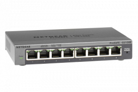 NETGEAR GS108E ProSafe Plus 8-port Gigabit Switch