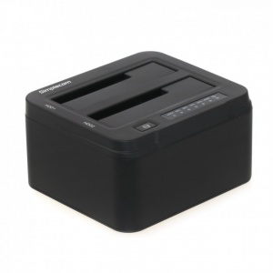 Simplecom SD322 Dual Bay USB 3.0 Aluminium Docking Station for 2.5"" and 3.5"" SATA HDD"