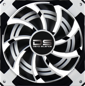 Aerocool DS Fan 14cm-White w/ LED, Dual Material, ... Aerocool DS Fan 14cm-White w/ LED, Dual Material, ...