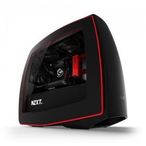 NZXT MANTA MATTE BLK/RED MINI-ITX USB3.0 NZXT MANTA MATTE BLK/RED MINI-ITX USB3.0