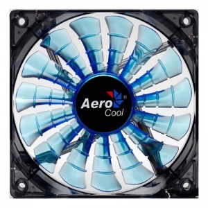 Aerocool Shark Fan 12cm-Blue, 15-Blade Design, Flu... Aerocool Shark Fan 12cm-Blue, 15-Blade Design, Flu...