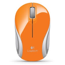 Logitech Wireless Mini Mouse M187 - Orange Logitech Wireless Mini Mouse M187 - Orange