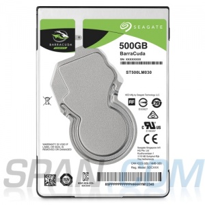 500GB Seagate Barracuda HDD, 2.5"", , SATA 6Gb/s, 7mm"