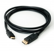 Cable: DisplayPort M to HDMI M, 1.8m, DP to HDMI