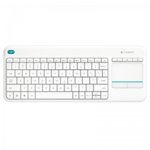 Logitech K400 Plus Wireless Touch Keyboard - White Logitech K400 Plus Wireless Touch Keyboard - White