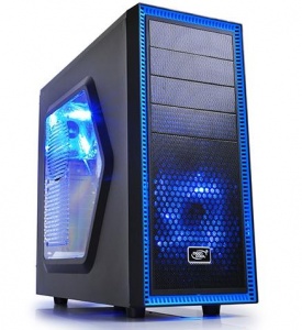 Deepcool Tesseract SW Black Mid Tower Case with Si... Deepcool Tesseract SW Black Mid Tower Case with Si...