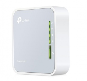 TP-Link TL-WR902AC AC750 750Mbps Dual Band WiFi Wireless Travel Router 5GHz@433Mbps 2.4GHz@300Mbps 1x100Mbps LAN/WAN USB for 3G/4G Modem Pocket Size