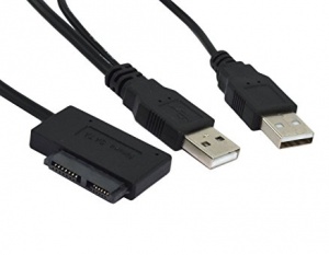 USB 2.0 to Slimline SATA (7+6 pins) Connect Cable ... USB 2.0 to Slimline SATA (7+6 pins) Connect Cable ...