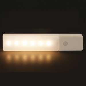 Simplecom EL608 Rechargeable Infrared Motion Sensor Wall LED Night Light Torch (Warm White)