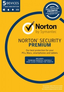NORTON SECURITY PREMIUM 5 Device 1 year Keys via E...