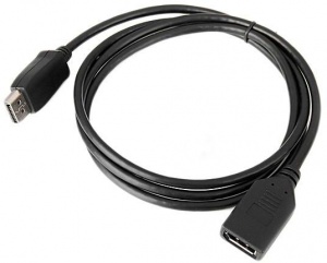Cable: DisplayPort M to DisplayPort F, 1m, DP to DP 4K extension