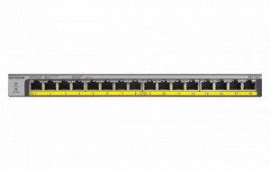 GS116LP 16-PORT POE/POE+ UNMNGD SWITCH