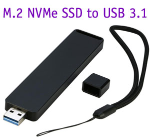 M Key M.2 SSD to USB 3.1 Type A Aliminium Enclosur... M Key M.2 SSD to USB 3.1 Type A Aliminium Enclosur...