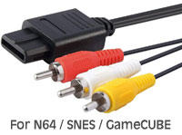 RCA AV Cable for Nintendo N64 / SNES / GameCube