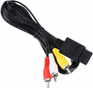 RCA AV Cable for Nintendo N64 / SNES / GameCube