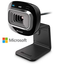 Microsoft LifeCam HD-3000 USB 720P 30fps Webcam, [HD-3000], TrurColor Noise Reduce Mic