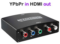 YPbPr Component AV Input to HDMI Output Converter / Adapter. [ZHT-605], HDMI 1.3 1up to 080P