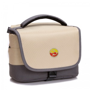 Soudelor Camera Bag #1201 - Beige Colour, Rain Cover