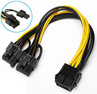 Video Card Power Extension Y Cable, [DZ-8P+2P*2], ...
