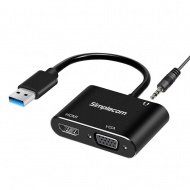 Simplecom DA316A USB to HDMI + VGA Video Card Adap...