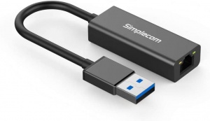 Simplecom NU303 USB 3.0 to Gigabit Ethernet Network Adapter Aluminium