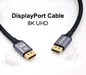 Cable: DisplayPort M to Display Port M 8K 2m, [SQT-DP1401], Ver 1.4 / 8K @60Hz