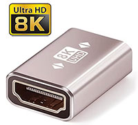 HDMI ver 2.1 Cable Joiner 8K, [AL713319724951], Supports up-to 8K@60Hz